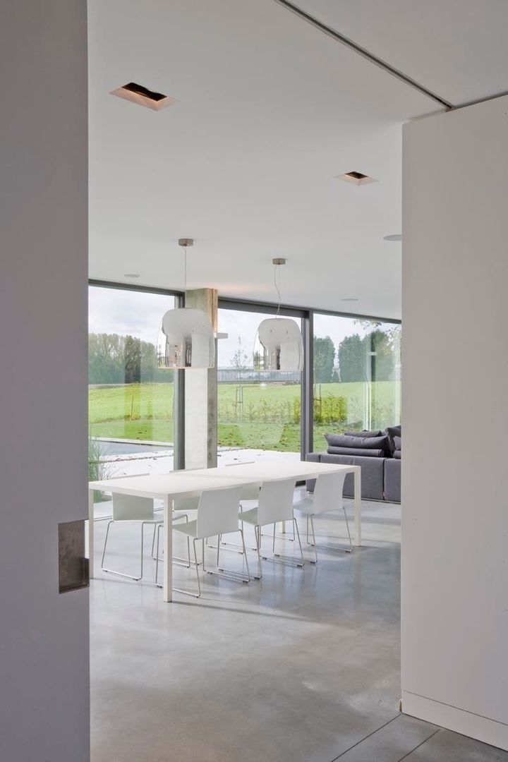 woning te Overijse, hasa architecten bvba hasa architecten bvba Modern Dining Room