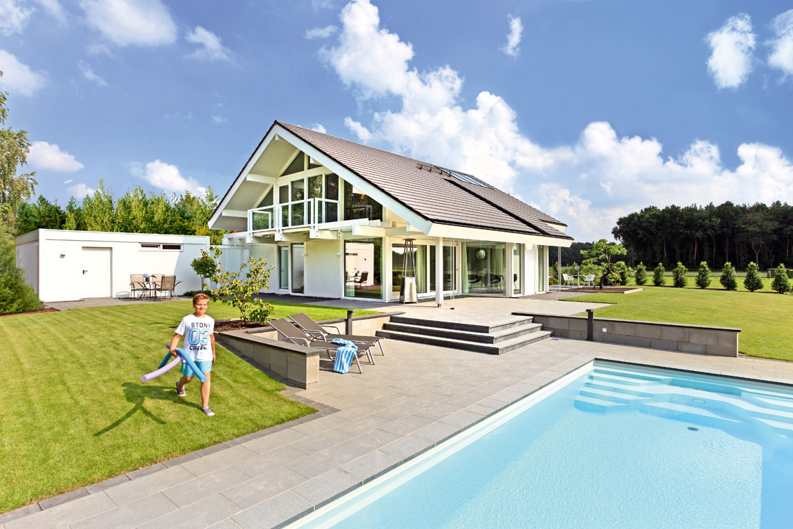 Realer Wohntraum am Niederrhein DAVINCI HAUS GmbH & Co. KG Moderne Häuser
