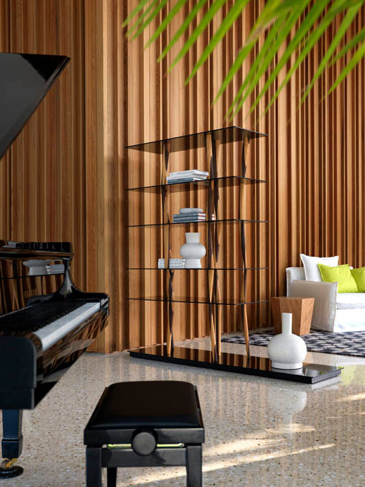 SENDAI CRYSTAL Bookshelves / Room divider CASAMANIA HORM FACTORY OUTLET 现代客厅設計點子、靈感 & 圖片 書櫃