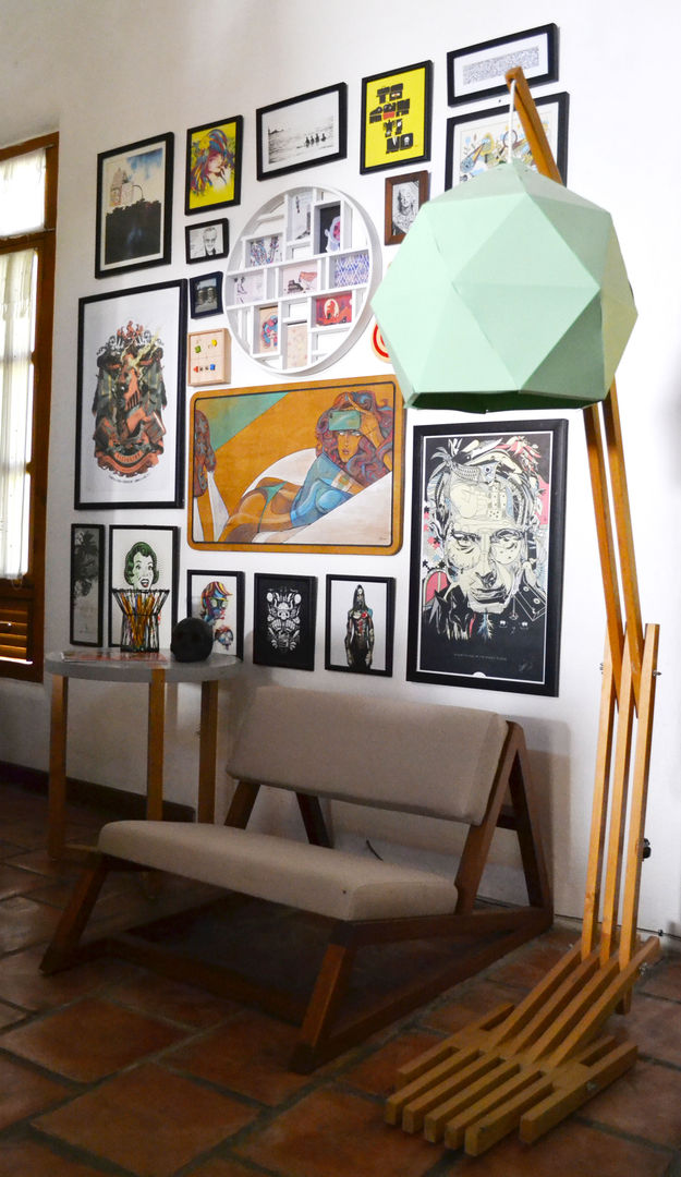 Mobiliario y Accesorios, Metal & Wood Metal & Wood Terrace ٹھوس لکڑی Multicolored Furniture
