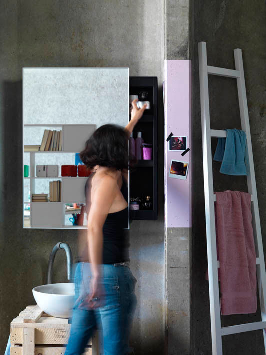 BACKSTAGE Mirror / Storage unit CASAMANIA HORM FACTORY OUTLET Modern bathroom Medicine cabinets