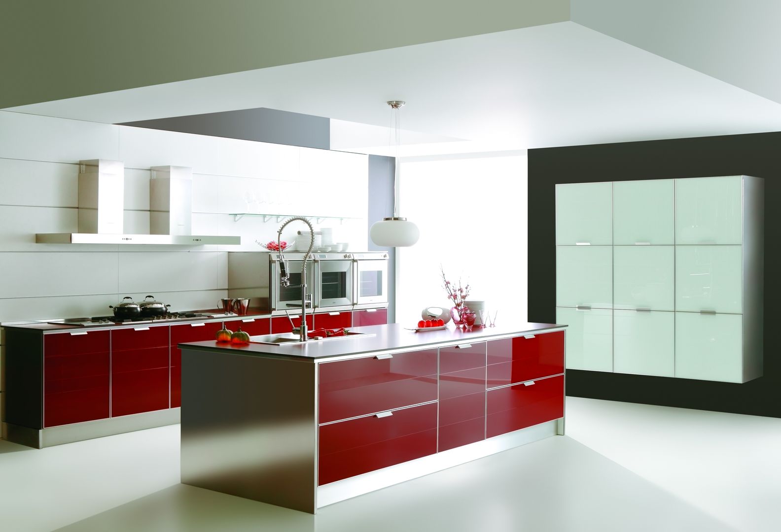 Hazır Mutfak Modelleri , EURODECOR EURODECOR Nhà bếp phong cách hiện đại Cabinets & shelves