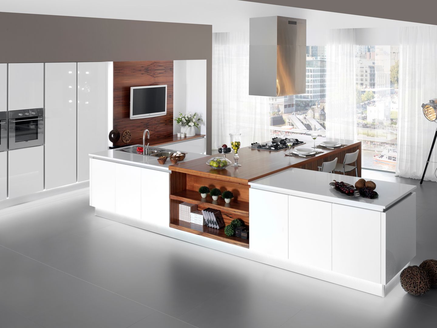 Hazır Mutfak Modelleri , EURODECOR EURODECOR Cucina moderna Armadietti & Scaffali