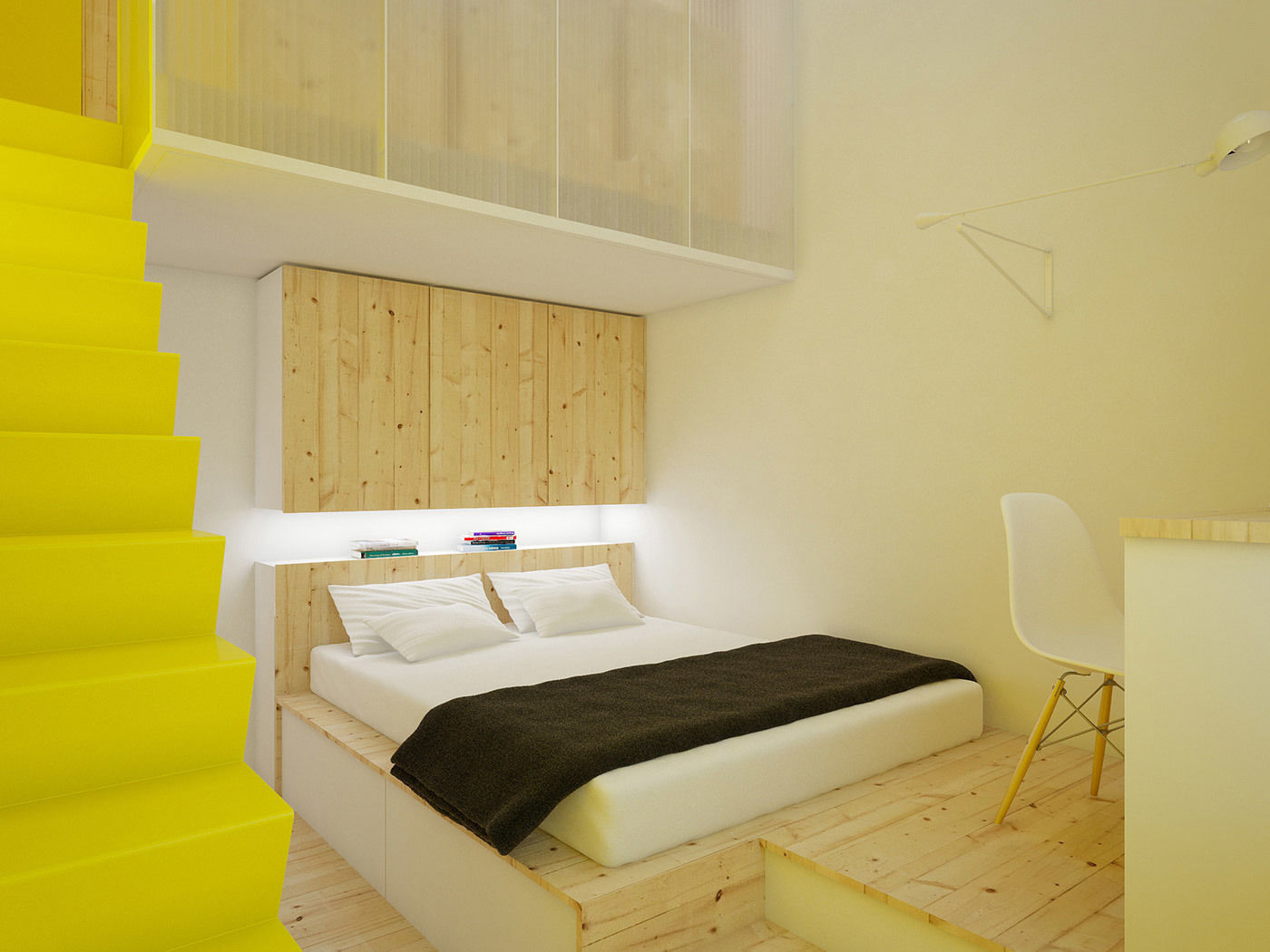 CASA M - 2013 TORINO, POINT. ARCHITECTS POINT. ARCHITECTS Scandinavian style bedroom
