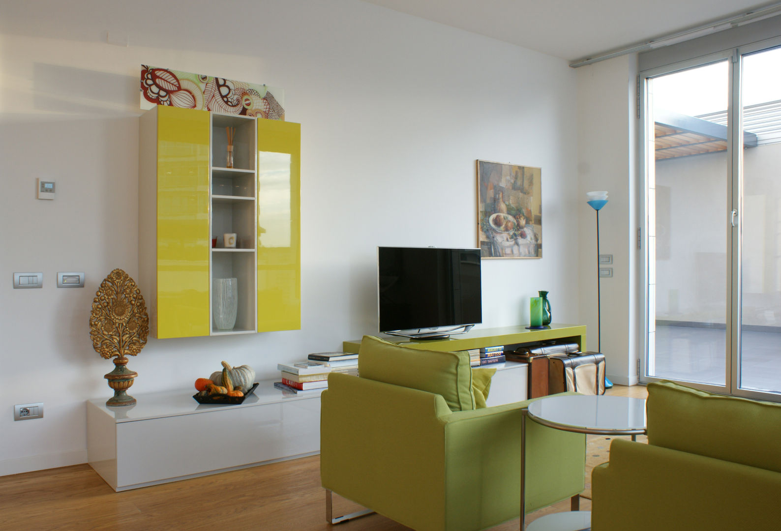 Appartamento nuovo a Milano, Gaia Brunello | in-photo Gaia Brunello | in-photo Modern living room Storage