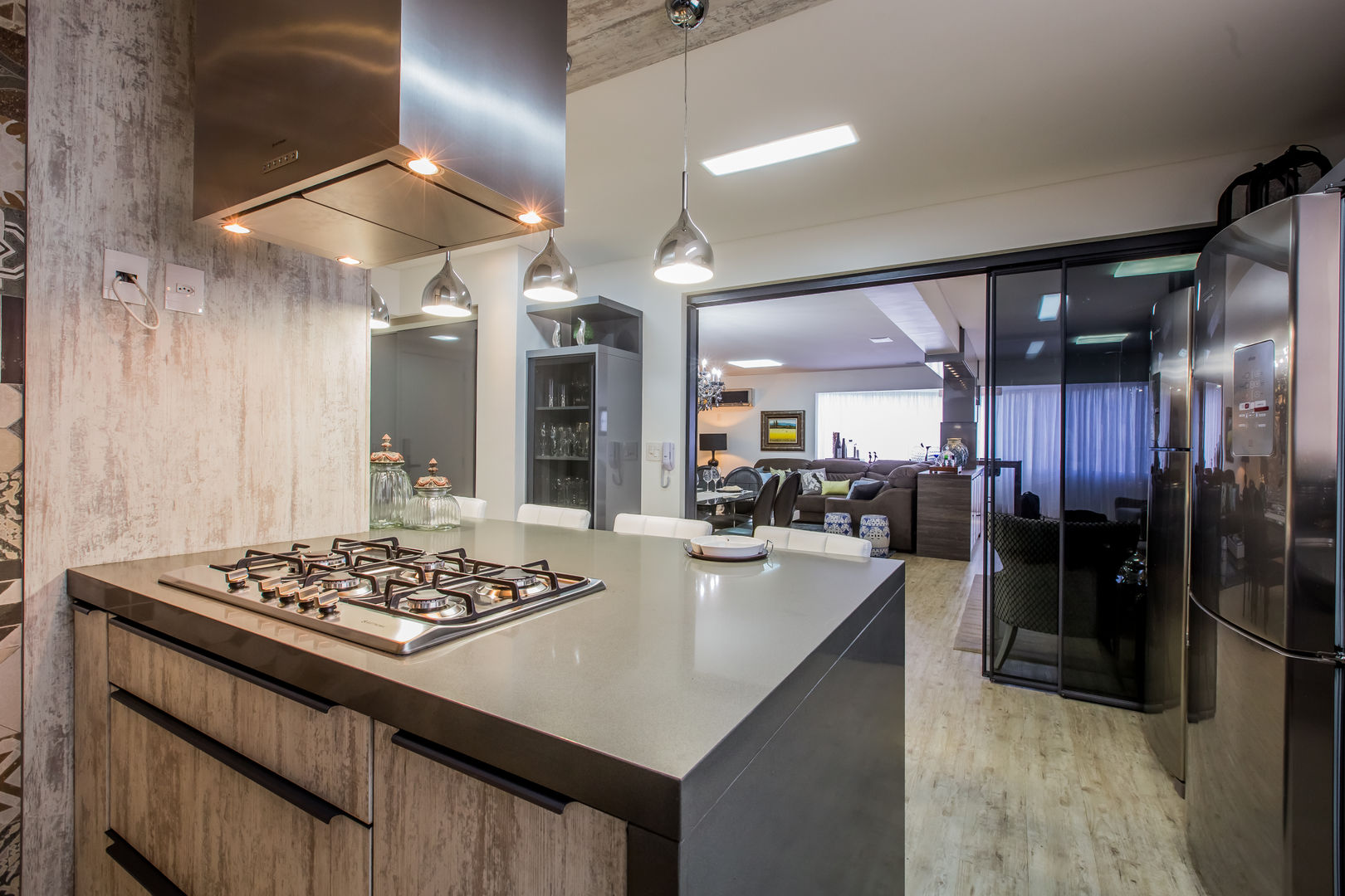 Apartamento em Cascavel, Evviva Bertolini Evviva Bertolini Modern kitchen