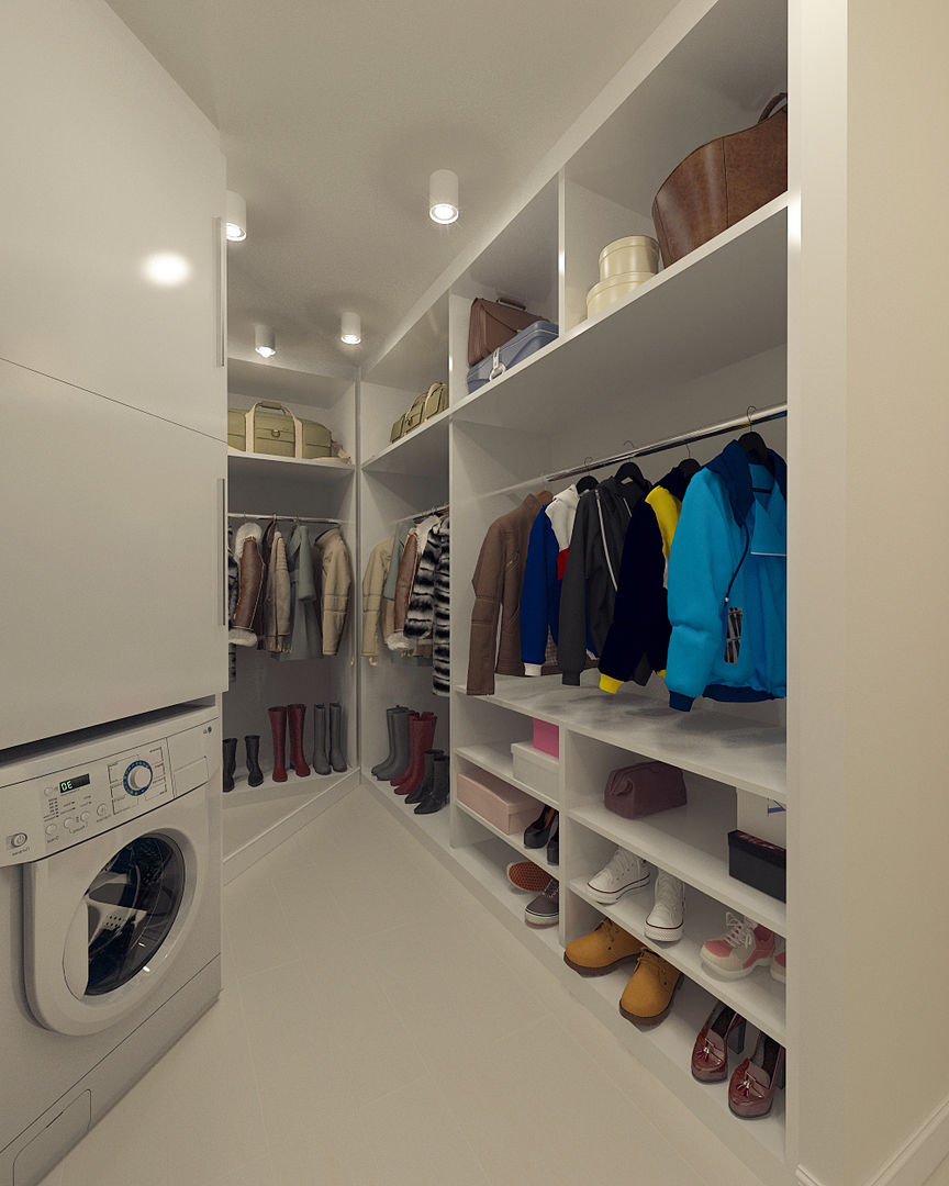 Квартира в ЖК Антарес., Tutto design Tutto design Closets minimalistas