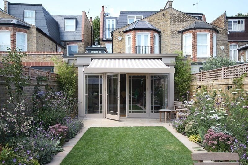 Hardwood Conservatory Hampton Windows بيت زجاجي