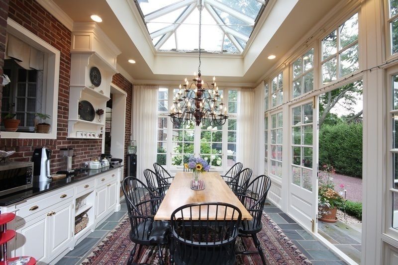 Hardwood Orangery Hampton Windows بيت زجاجي