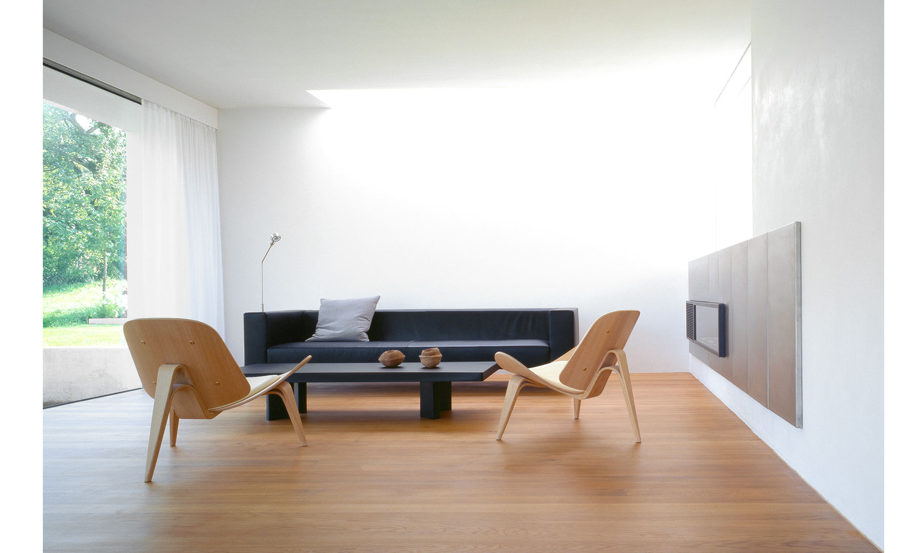 Villa P homify Minimalistische Wohnzimmer