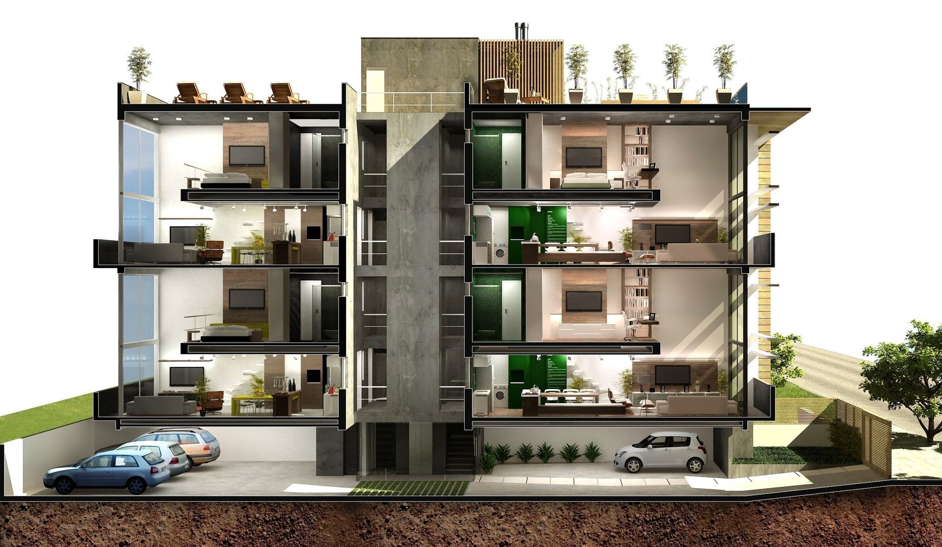 S17 LOFTS - Edificio Residencial Porto Alegre / Brasil, hola hola Modern houses