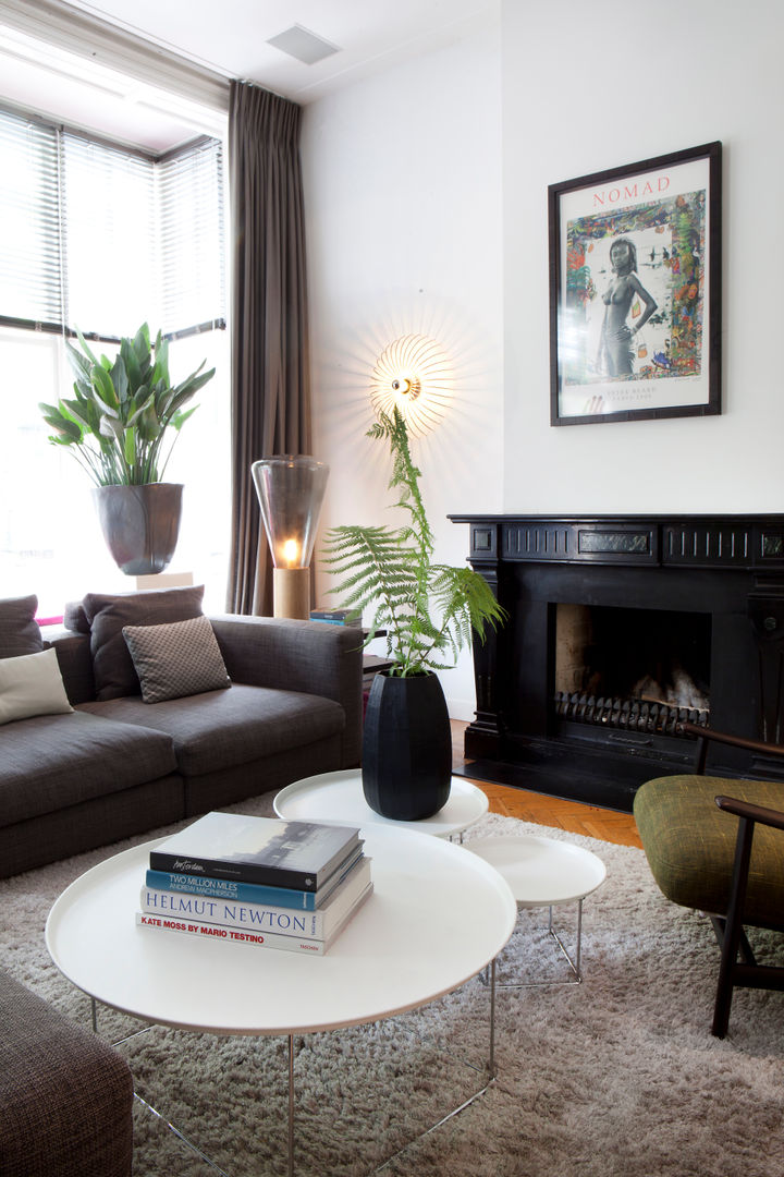 Familiehuis, Amsterdam Zuid, Binnenvorm Binnenvorm Eclectic style living room