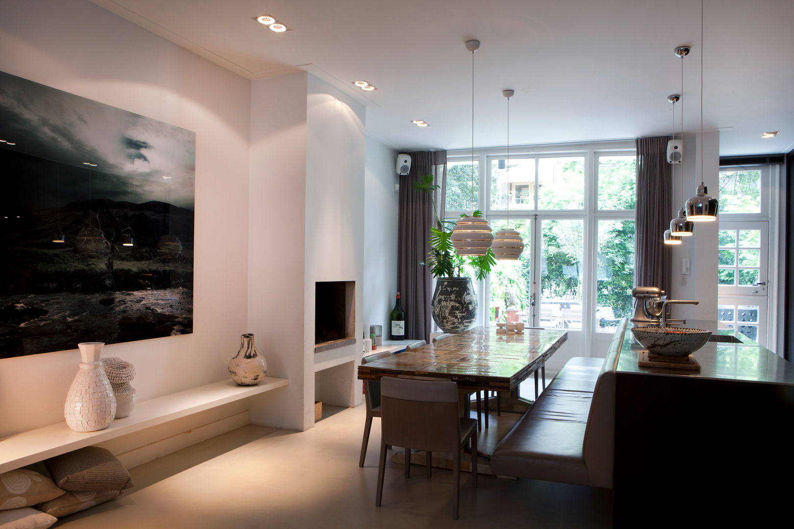 Familiehuis, Amsterdam Zuid, Binnenvorm Binnenvorm Ausgefallene Esszimmer
