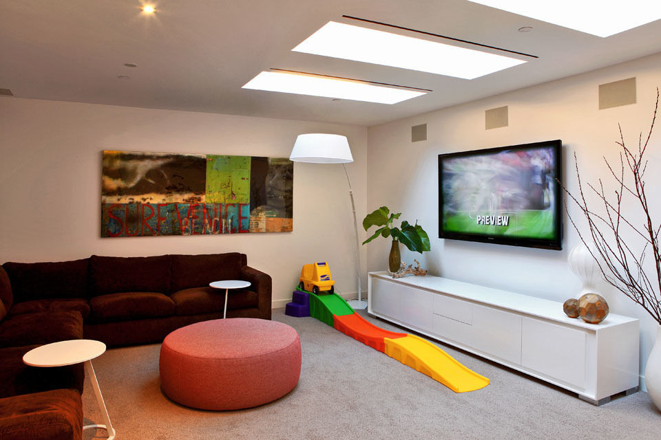 homify Salas multimedia de estilo moderno