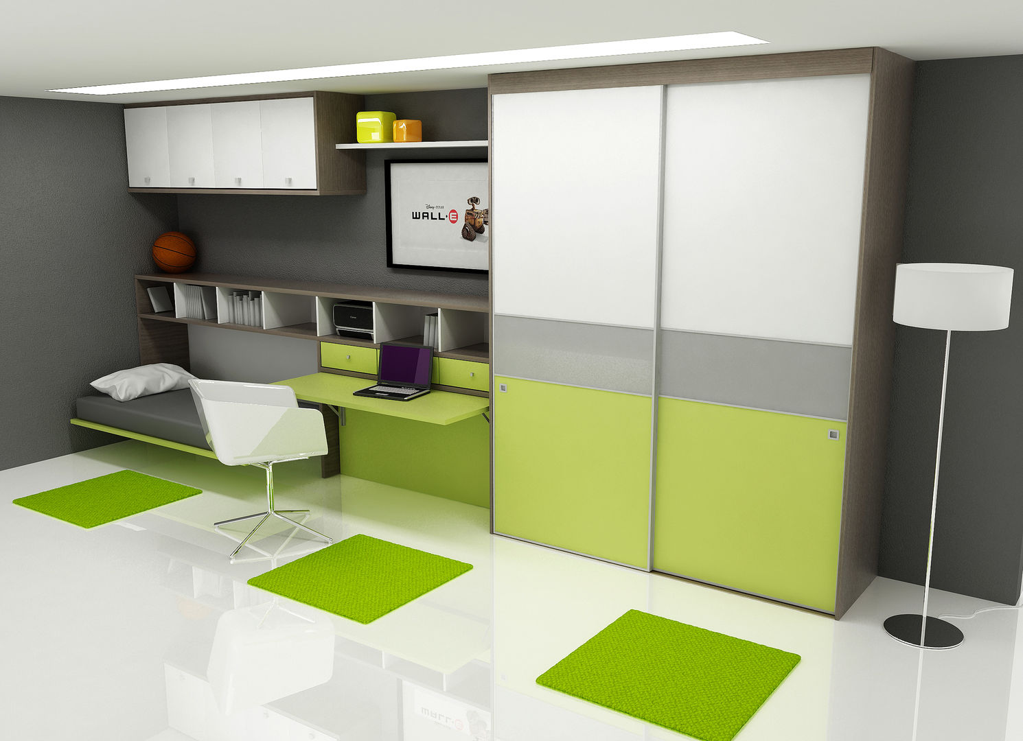 Habitación juvenil, FORATS CALVET FORATS CALVET 臥室 衣櫥與衣櫃