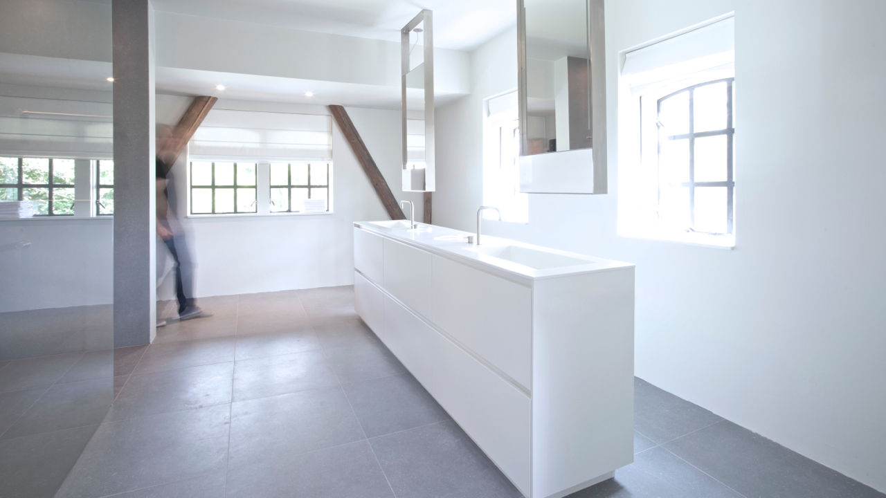 Minimalistische badkamer ensuite, Studio Doccia Studio Doccia Minimalist bathroom