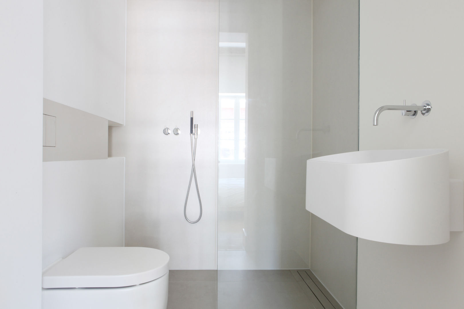 Kleine badkamer ensuite - Amsterdam, Studio Doccia Studio Doccia Minimalist style bathroom