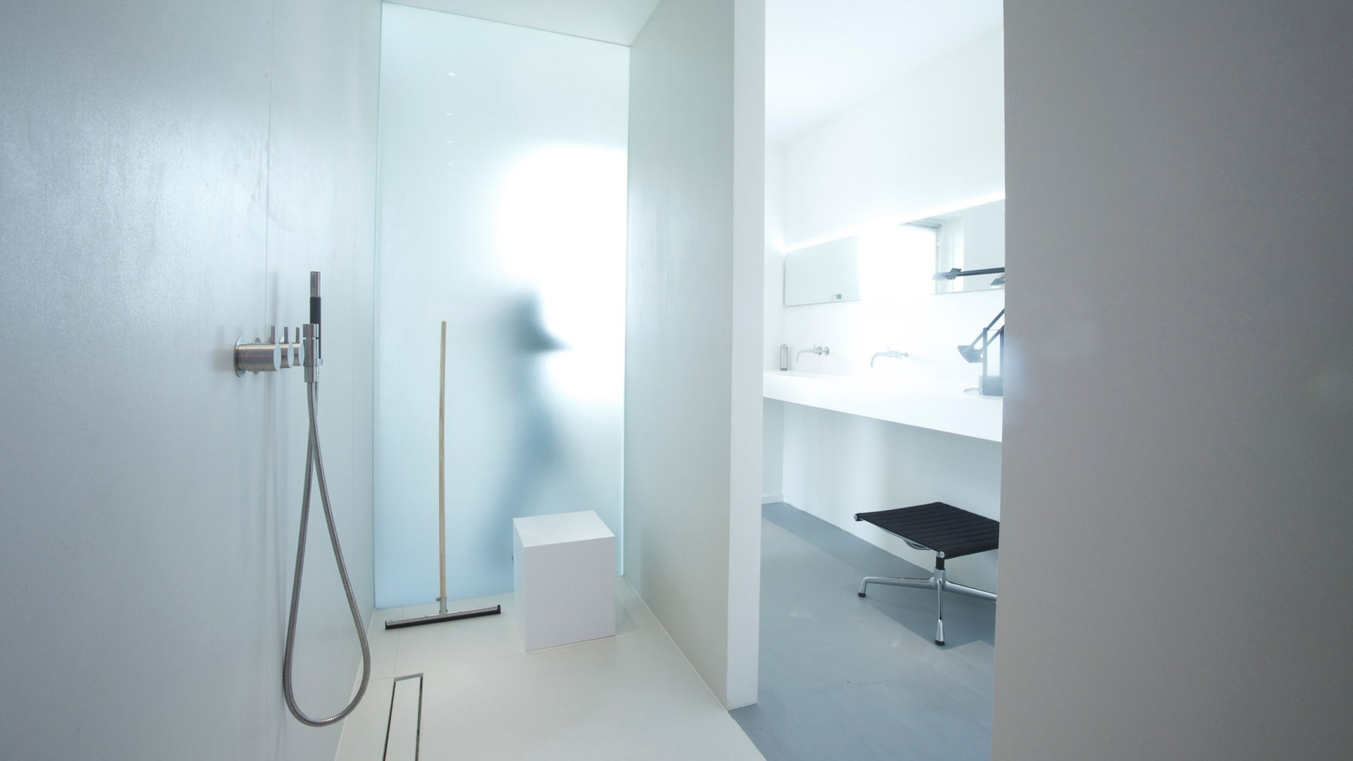 Dubbele inloopdouche - Groningen, Studio Doccia Studio Doccia Salle de bain minimaliste