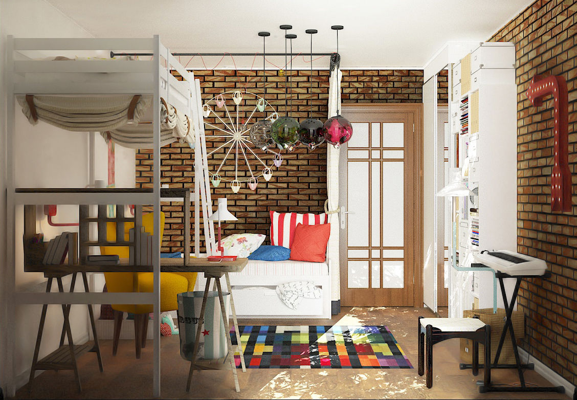 homify Dormitorios infantiles de estilo industrial