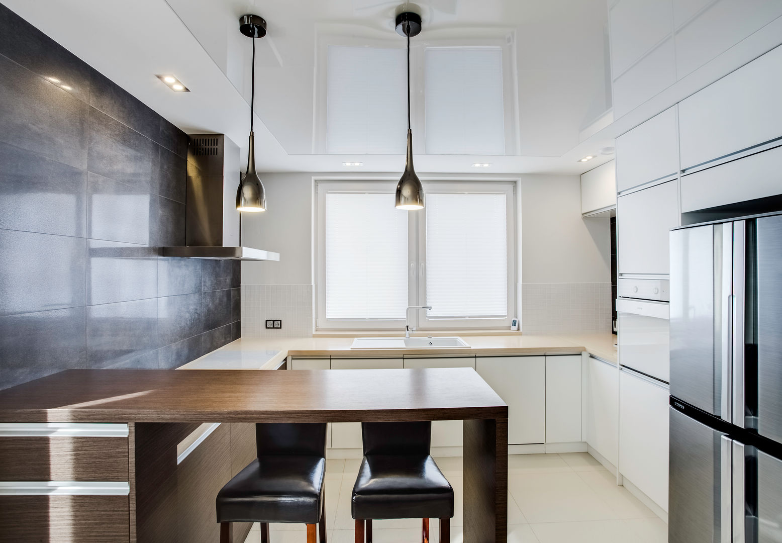 odcienie S Z A R O Ś C I, DK architektura wnętrz DK architektura wnętrz Modern kitchen