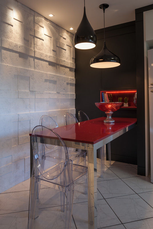 Cor à cozinha, Craft-Espaço de Arquitetura Craft-Espaço de Arquitetura Modern style kitchen Tables & chairs