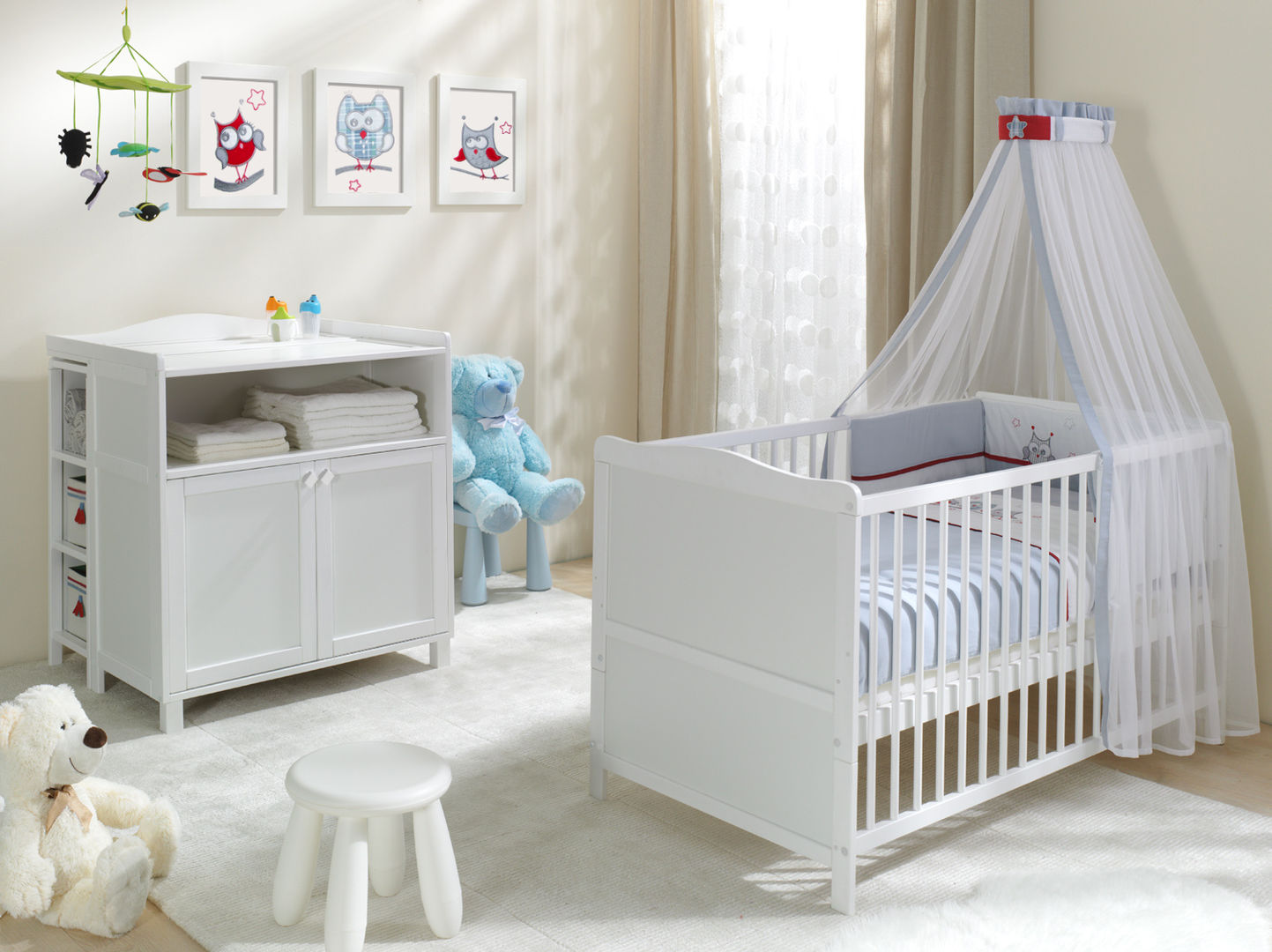 VINTAGE The first set of baby furniture Jedynak Babywelt 스칸디나비아 아이방 침대 & 유아용 침대