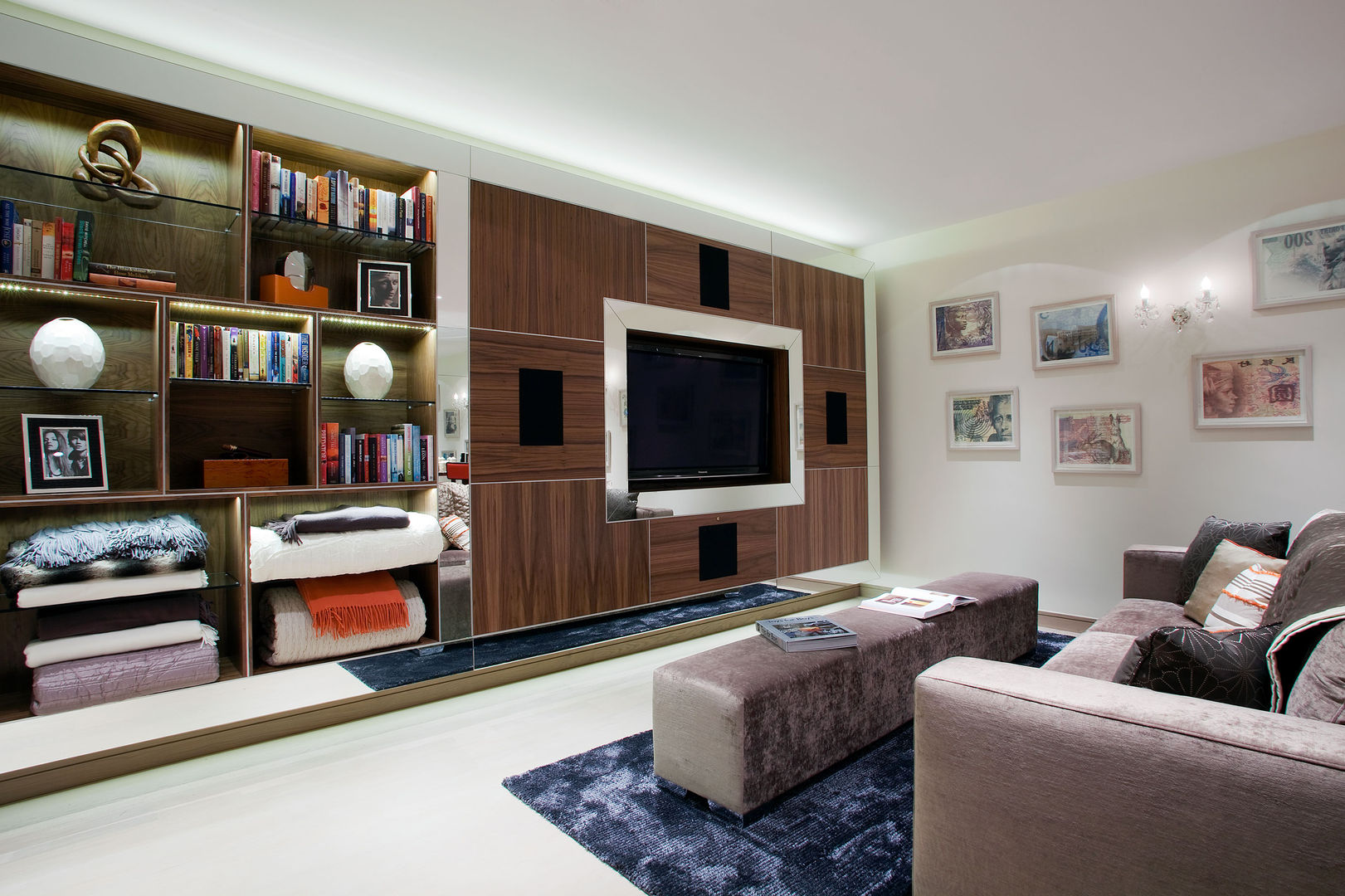 Media Room RBD Architecture & Interiors Modern Multimedya Odası