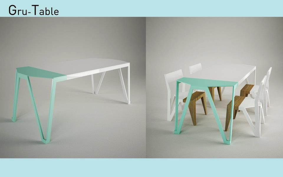 GRU SERIES, AMA - Matteo Ascani Architetto AMA - Matteo Ascani Architetto Modern kitchen Tables & chairs