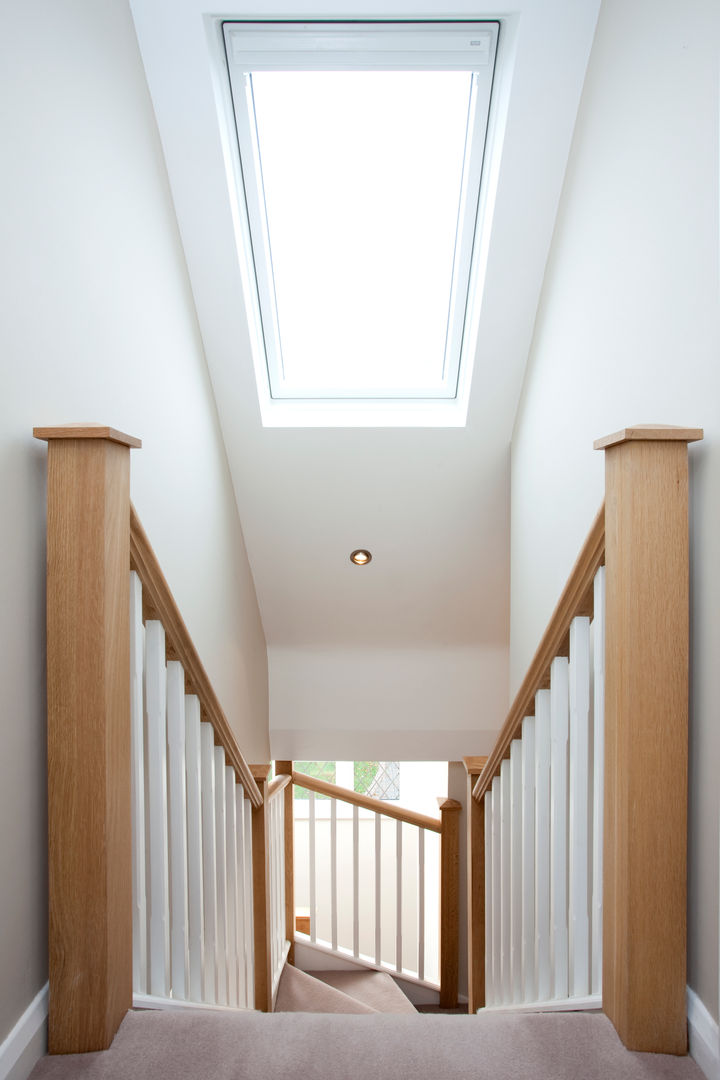 Velux over stairs A1 Lofts and Extensions Pintu & Jendela Gaya Klasik Windows