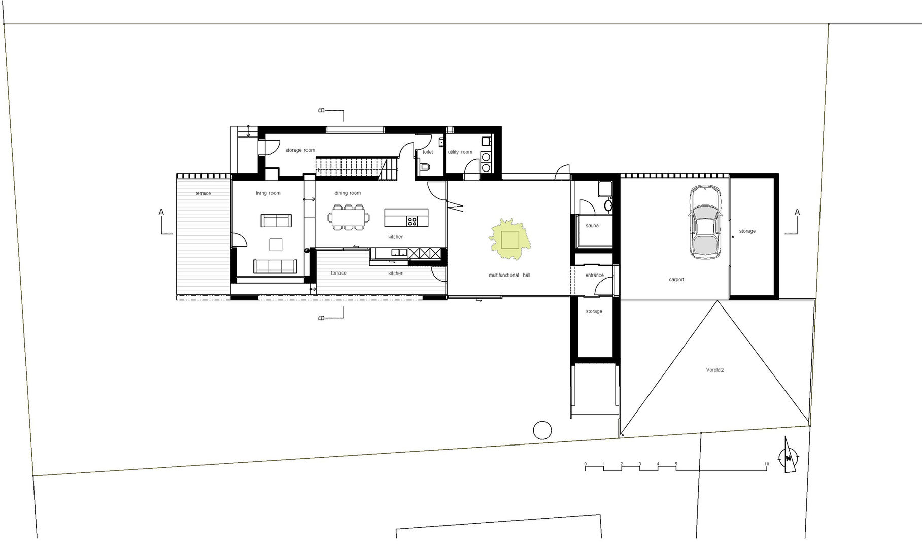 Atriumhaus am Waldrand, kleboth lindinger dollnig kleboth lindinger dollnig