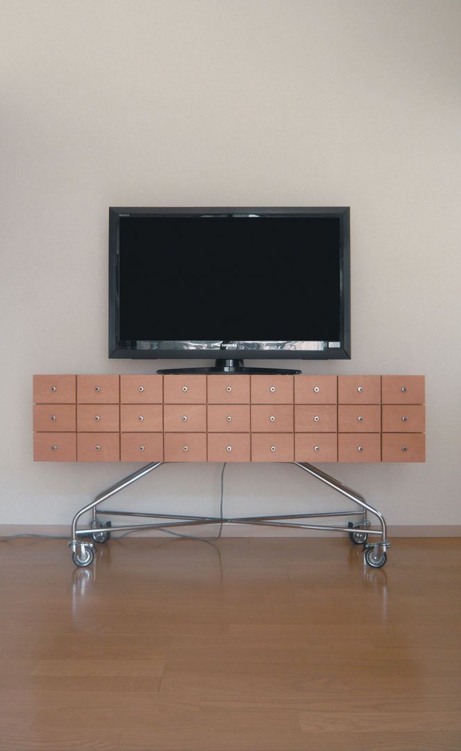 光のひきだし, Shinobu Koizumi Design Office Shinobu Koizumi Design Office Living room TV stands & cabinets