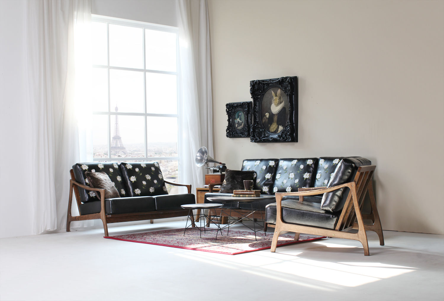 [RETRO SOFA] Hello EMMA retro sofa serise / Vintage Flower, STYLE-K STYLE-K Scandinavian style living room Sofas & armchairs