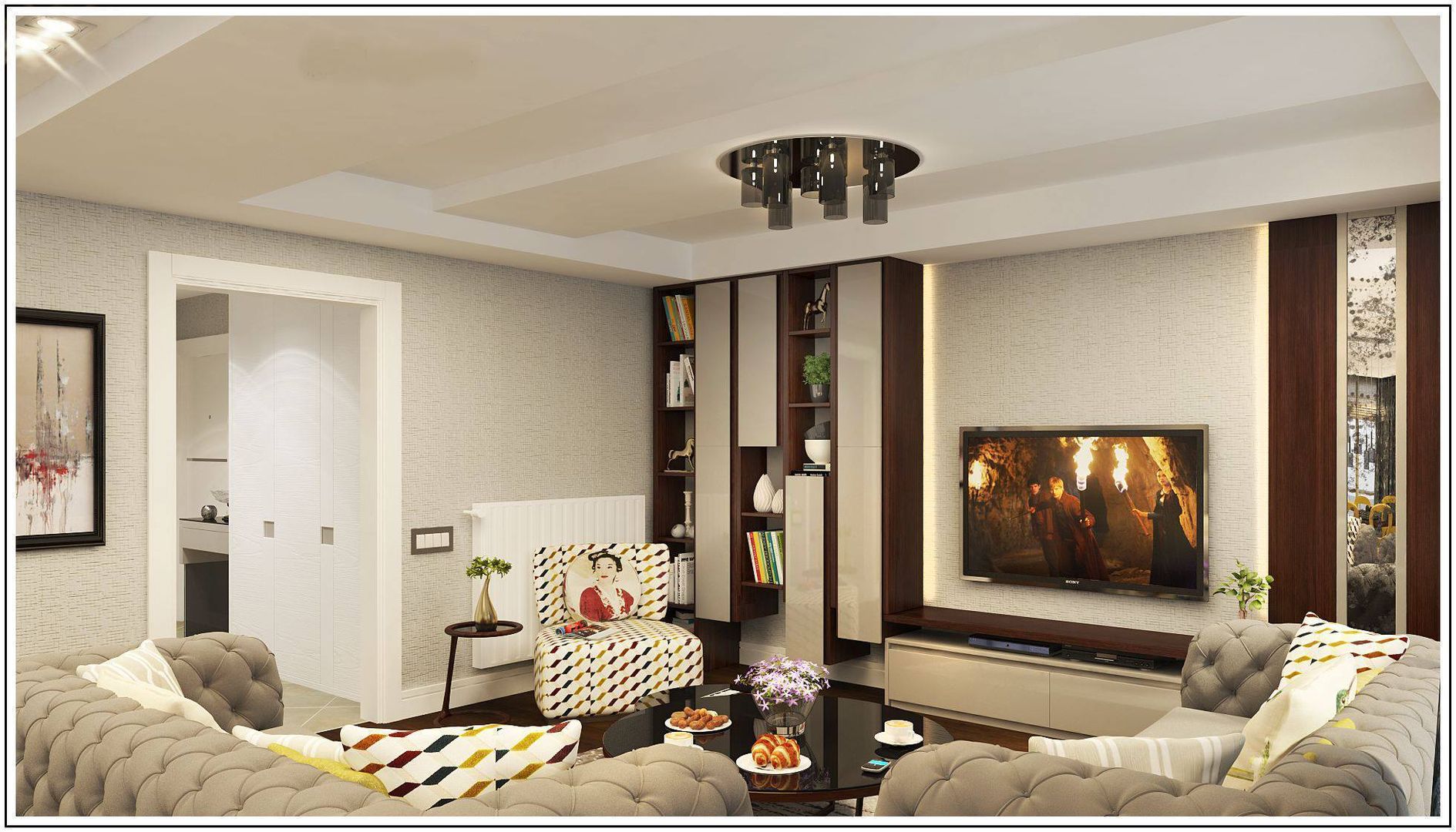 Salon homify İç bahçe İç Dekorasyon