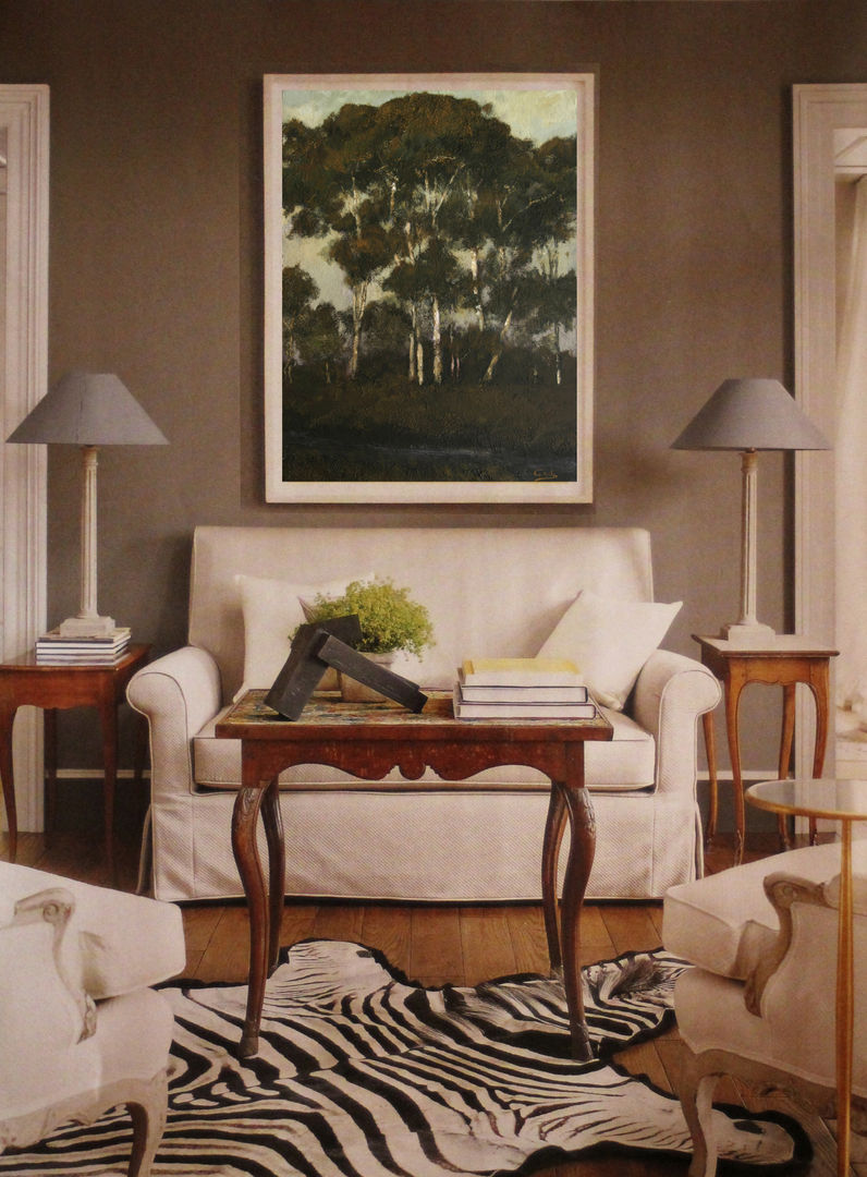 Napier Room Opper & Webb Fine Art Dealers Livings de estilo clásico