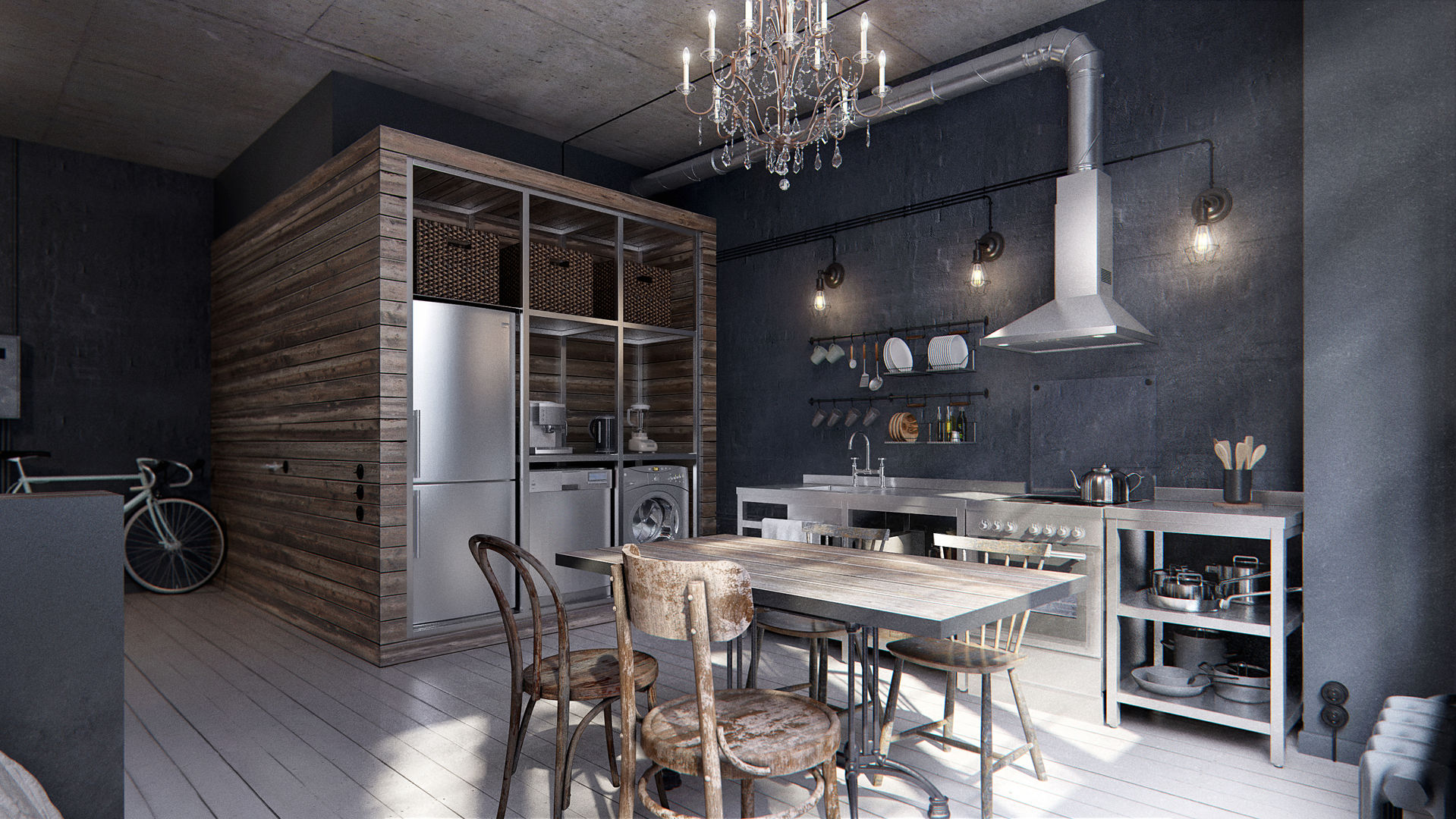 homify Industrial style kitchen