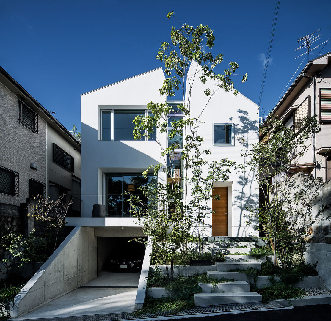 The front exterior view 株式会社seki.design Modern houses