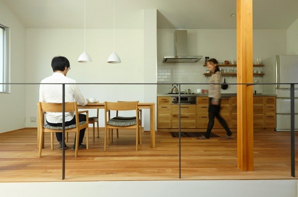 The dining room and the kitchen 株式会社seki.design Kitchen