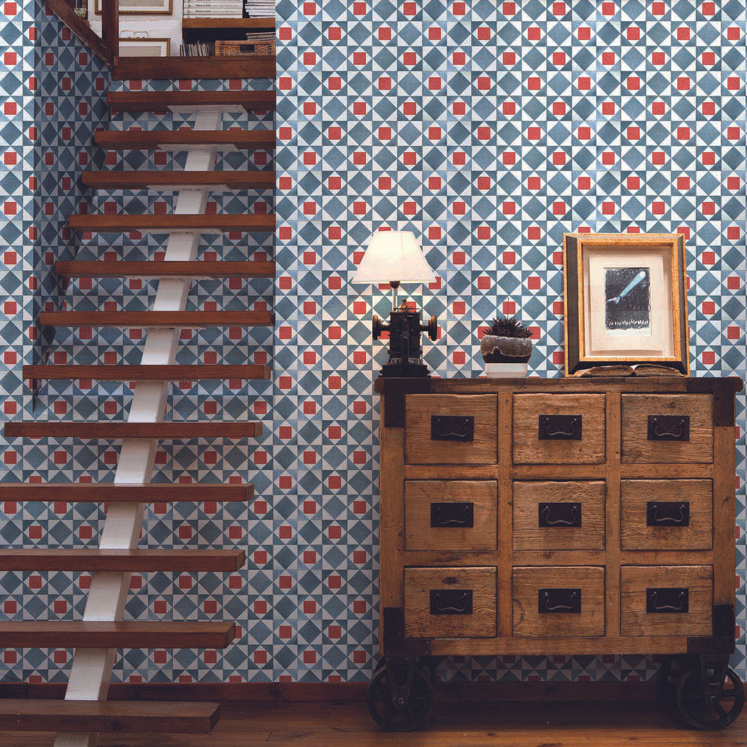 Tiles 'Digitally Printed' Wallpaper Collection, Paper Moon Paper Moon 牆面 壁紙