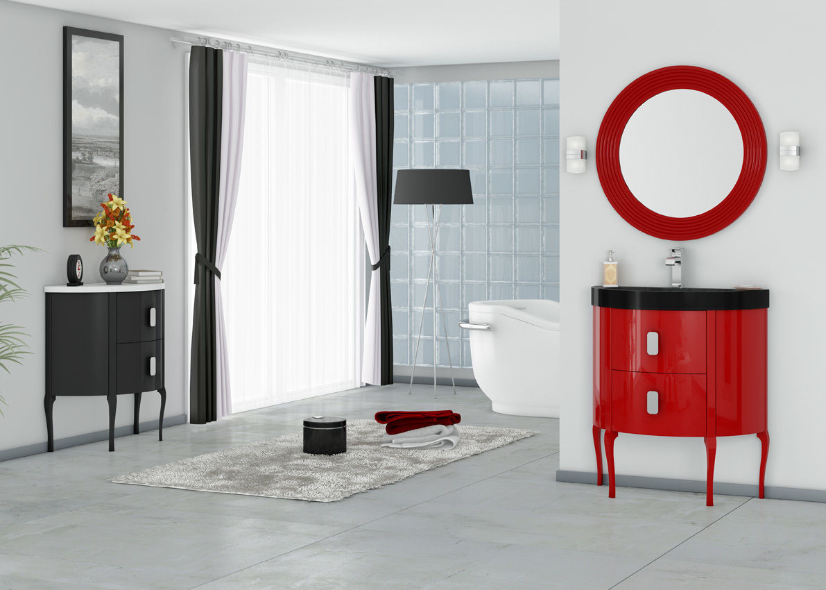 Muebles de baño estilo neoclásico, Baños Online Baños Online Klassische Badezimmer Aufbewahrungen