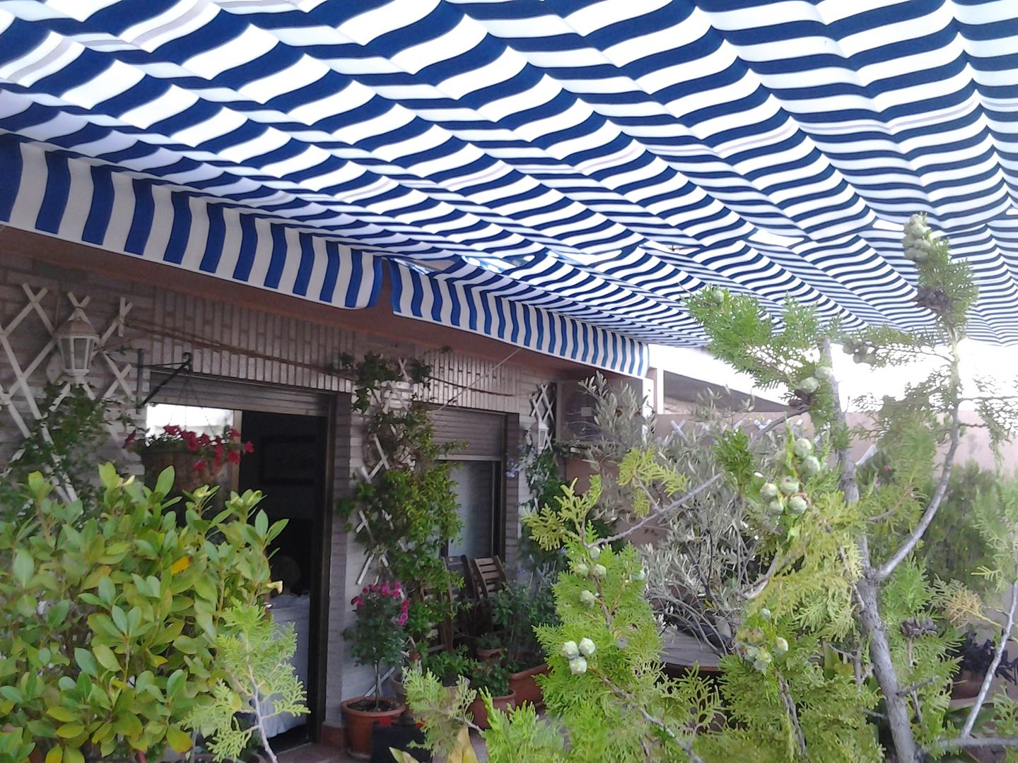 Tela de toldo exterior raya