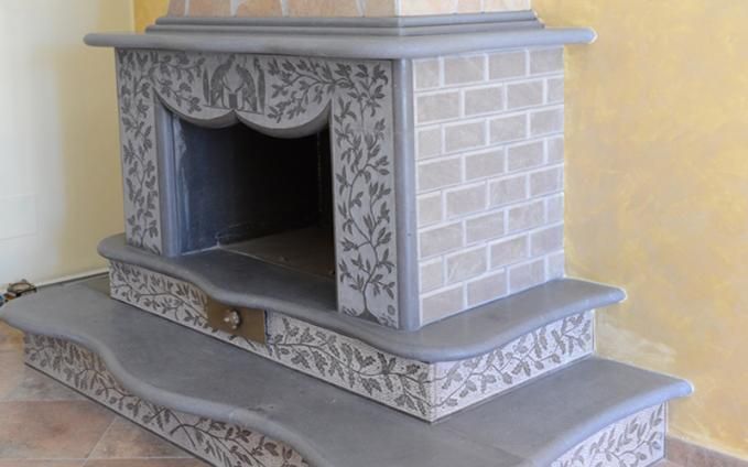 Camini, Basalto Creations di Spadaccia Antonella Basalto Creations di Spadaccia Antonella Rustic style living room Fireplaces & accessories