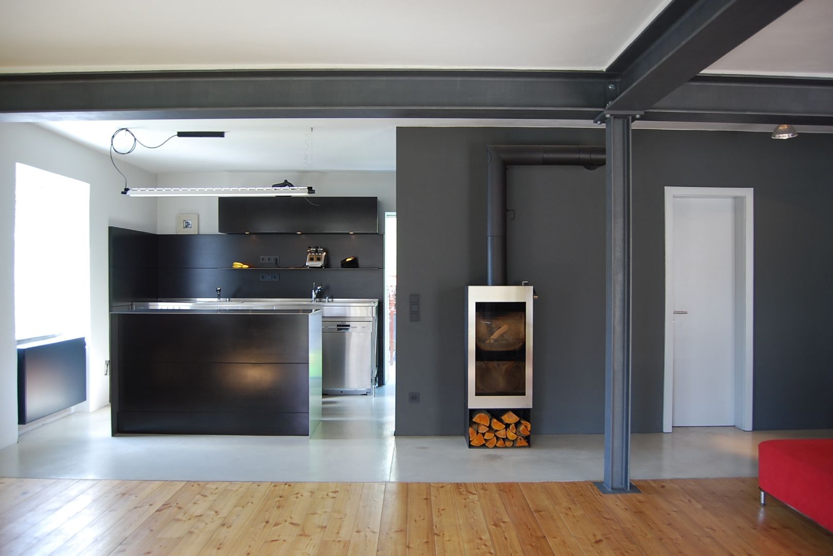 schwarz Haus, schwarzID schwarzID Moderne Wohnzimmer