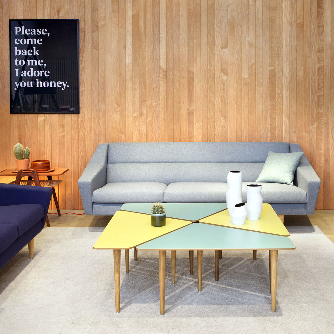 Wohnzimmer skandinavisch einrichten, Baltic Design Shop Baltic Design Shop Salas de estar escandinavas Bancadas e bandejas