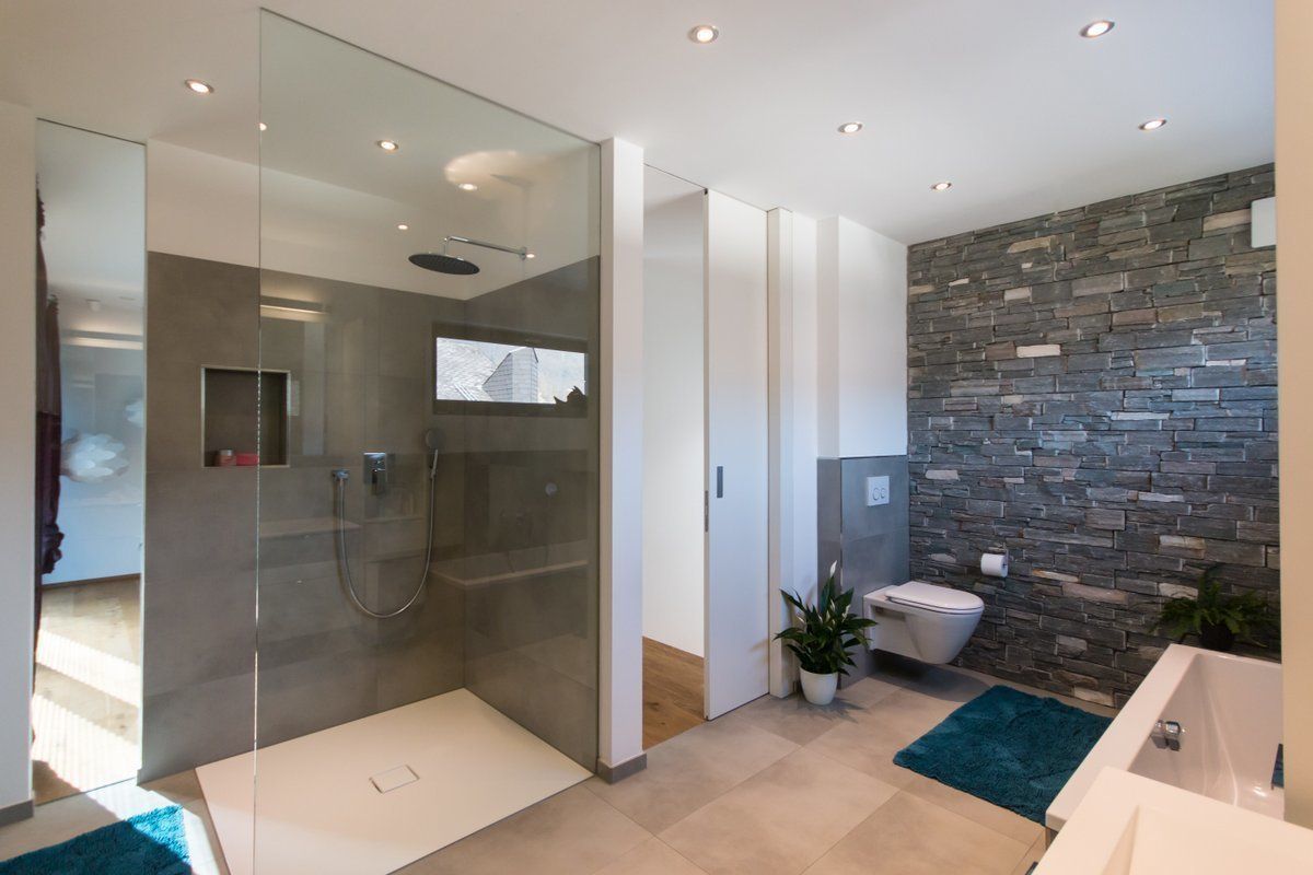 Haus S., ​Architekturbüro Stefan Schäfer ​Architekturbüro Stefan Schäfer Modern bathroom