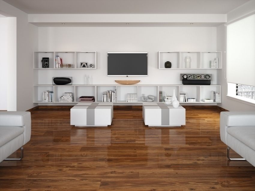 Pavimentos imitación a madera, INTERAZULEJO INTERAZULEJO Scandinavian style living room