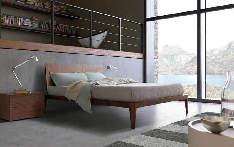 Spillo Bed Campbell Watson Dormitorios de estilo moderno Camas y cabeceras