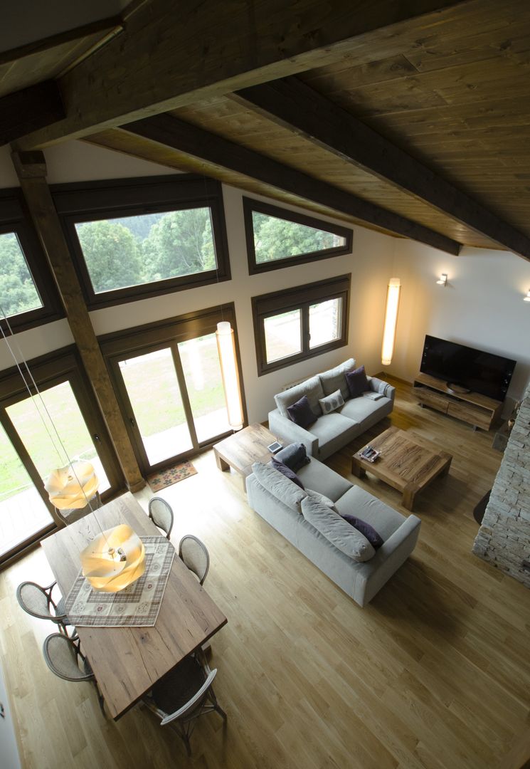 Casa Rústica en el Pirineo catalán, Canexel Canexel 러스틱스타일 거실