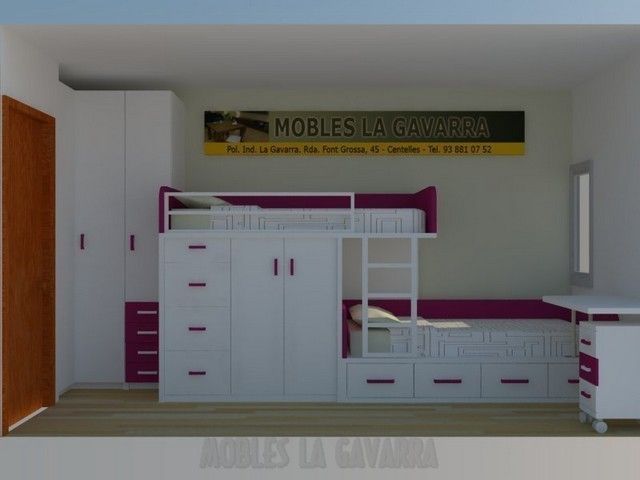 Lilas, Mobles la Gavarra Mobles la Gavarra Modern nursery/kids room