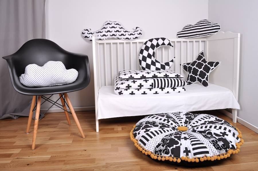KOLEKCJA BLACK&WHITE, COZYDOTS COZYDOTS Детская комната в стиле модерн Аксессуары и декор