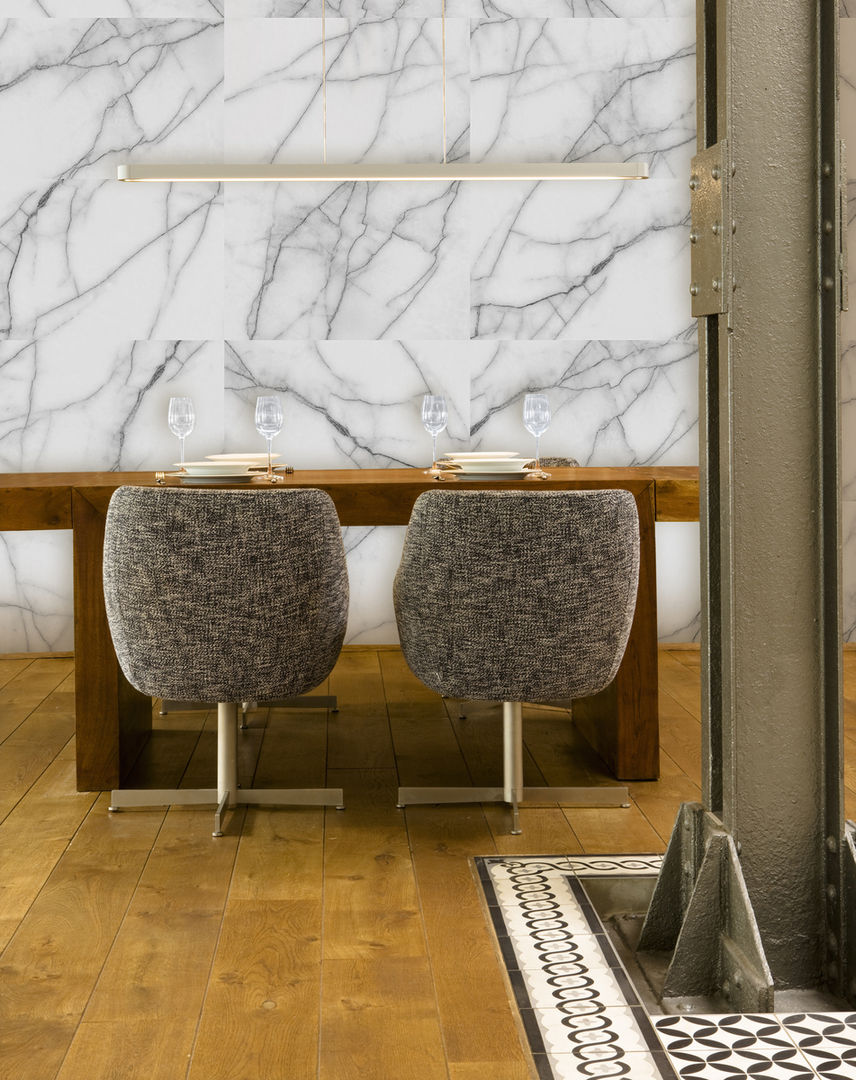 Marble Tektura Wallcoverings Paredes y pisos de estilo clásico Papeles pintados